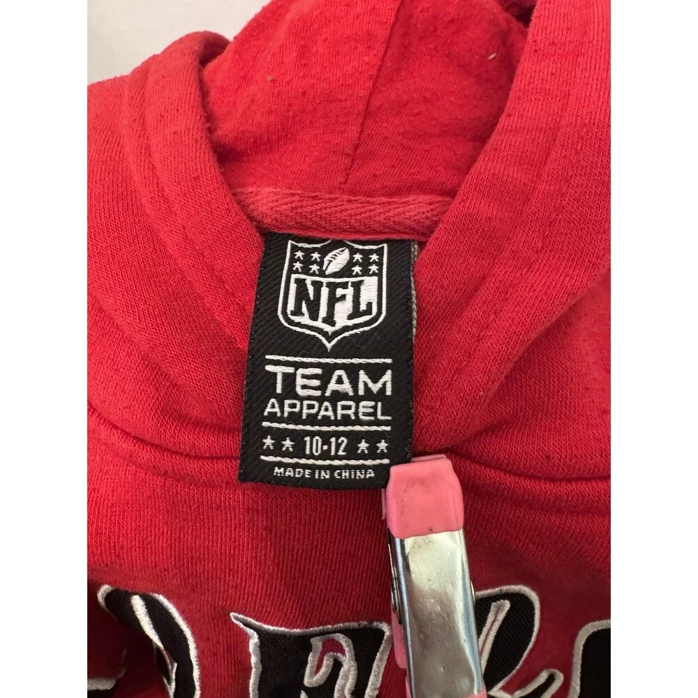 San Francisco 49ers NFL Team Apparel Youth 10-12 Hoodie Sweatshirt